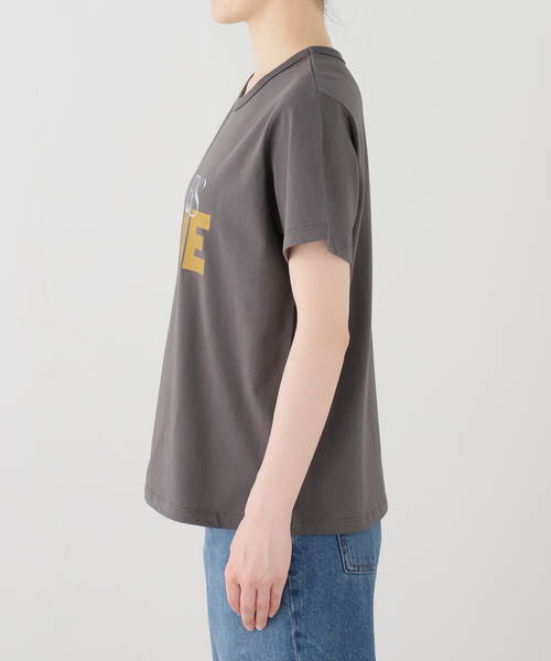 JOURNAL STANDARD relume(ジャーナルスタンダード レリューム)の「CLINEポップロゴTEE(Tシャツ/カットソー・レディース・ライトグリーン/チャコールグレー/ホワイト・FREE)」の20枚目の写真