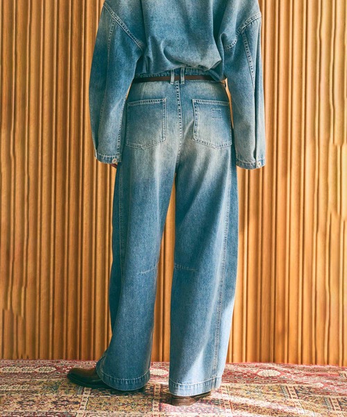 kha:ki(カーキ)の「「KHA:KI / カーキ」TYPE-35 DENIM TROUSERS(その他パンツ・レディース・グレー/インディゴブルー・1/2)」の8枚目の写真