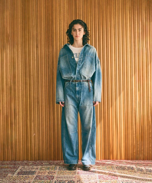 kha:ki(カーキ)の「「KHA:KI / カーキ」TYPE-35 DENIM TROUSERS(その他パンツ・レディース・グレー/インディゴブルー・1/2)」の9枚目の写真