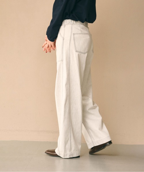 kha:ki(カーキ)の「「KHA:KI / カーキ」TYPE-35 DENIM TROUSERS(その他パンツ・レディース・グレー/インディゴブルー・1/2)」の16枚目の写真