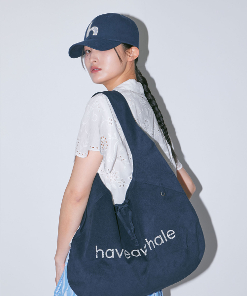 HAVEAWHALE（ハブアホエール）の「cotton eco bag (NA)（ショルダーバッグ・レディース・その他・FREE）」の2枚目の写真