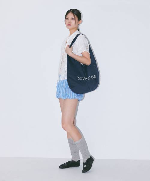 HAVEAWHALE（ハブアホエール）の「cotton eco bag (NA)（ショルダーバッグ・レディース・その他・FREE）」の6枚目の写真