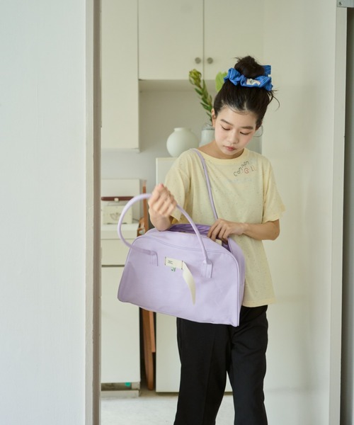 common gull products.（コモンガルプロダクツ）の「キラメキのボストン（ボストンバッグ・レディース・ライトブルー/パープル/アイボリー・FREE）」の21枚目の写真