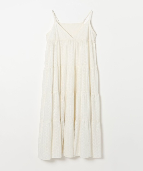 AMERICAN RAG CIE（アメリカンラグシー）の「【AMERICAN RAG CIE】 インディアキャミドレスワンピース（WOMEN)（ワンピース・レディース・ネイビー/オフホワイト・FREE）」の3枚目の写真