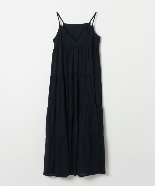 AMERICAN RAG CIE（アメリカンラグシー）の「【AMERICAN RAG CIE】 インディアキャミドレスワンピース（WOMEN)（ワンピース・レディース・ネイビー/オフホワイト・FREE）」の4枚目の写真