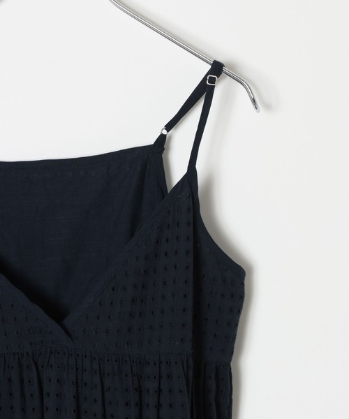 AMERICAN RAG CIE（アメリカンラグシー）の「【AMERICAN RAG CIE】 インディアキャミドレスワンピース（WOMEN)（ワンピース・レディース・ネイビー/オフホワイト・FREE）」の7枚目の写真