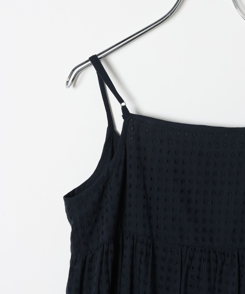 AMERICAN RAG CIE（アメリカンラグシー）の「【AMERICAN RAG CIE】 インディアキャミドレスワンピース（WOMEN)（ワンピース・レディース・ネイビー/オフホワイト・FREE）」の9枚目の写真