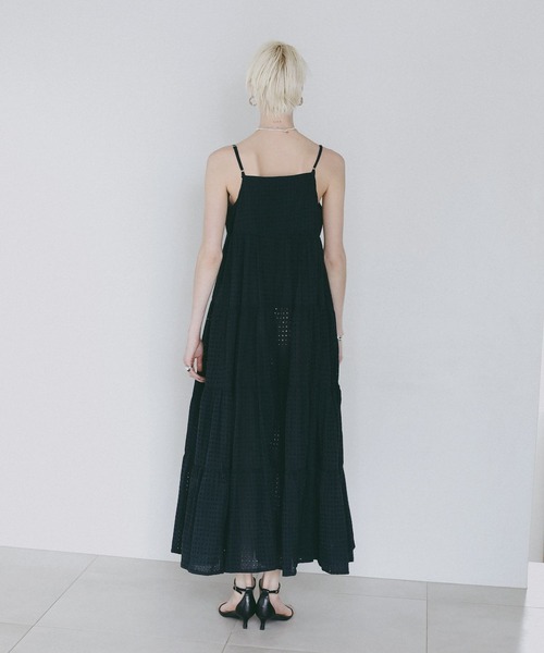 AMERICAN RAG CIE(アメリカンラグシー)の「【AMERICAN RAG CIE】 インディアキャミドレスワンピース(WOMEN)(ワンピース・レディース・ネイビー/オフホワイト・FREE)」の13枚目の写真