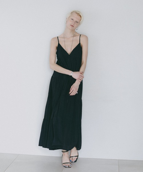 AMERICAN RAG CIE(アメリカンラグシー)の「【AMERICAN RAG CIE】 インディアキャミドレスワンピース(WOMEN)(ワンピース・レディース・ネイビー/オフホワイト・FREE)」の14枚目の写真