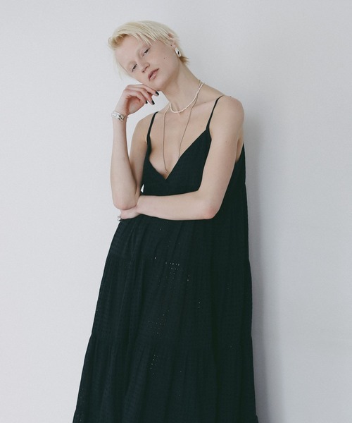 AMERICAN RAG CIE(アメリカンラグシー)の「【AMERICAN RAG CIE】 インディアキャミドレスワンピース(WOMEN)(ワンピース・レディース・ネイビー/オフホワイト・FREE)」の15枚目の写真