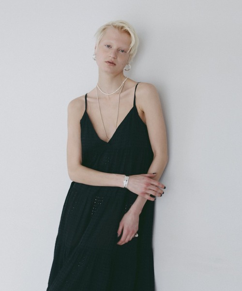 AMERICAN RAG CIE(アメリカンラグシー)の「【AMERICAN RAG CIE】 インディアキャミドレスワンピース(WOMEN)(ワンピース・レディース・ネイビー/オフホワイト・FREE)」の18枚目の写真