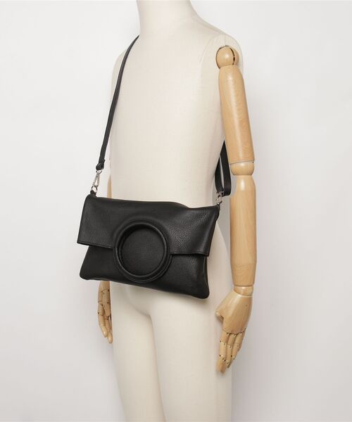 ROSE BUD(ローズバッド)の「MILLELA FIRENZE/CIRCLE HANDLE SHOLDER BAG(ショルダーバッグ・レディース・ブラック・ONE SIZE)」の19枚目の写真