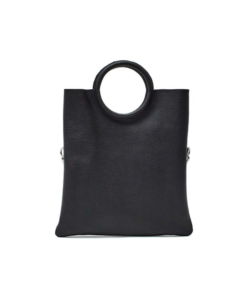 ROSE BUD(ローズバッド)の「MILLELA FIRENZE/CIRCLE HANDLE SHOLDER BAG(ショルダーバッグ・レディース・ブラック・ONE SIZE)」の3枚目の写真