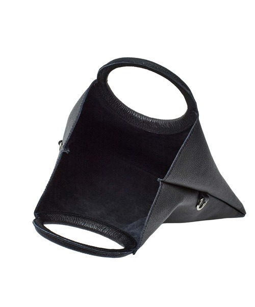 ROSE BUD(ローズバッド)の「MILLELA FIRENZE/CIRCLE HANDLE SHOLDER BAG(ショルダーバッグ・レディース・ブラック・ONE SIZE)」の6枚目の写真