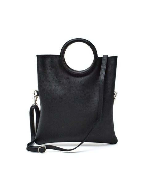 ROSE BUD(ローズバッド)の「MILLELA FIRENZE/CIRCLE HANDLE SHOLDER BAG(ショルダーバッグ・レディース・ブラック・ONE SIZE)」の12枚目の写真