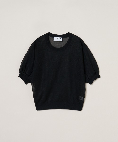 three dots(スリードッツ)の「シアールレックス トップス(ニット/セーター・レディース・ホワイト/グレー/ブラック/ベージュ・SMALL)」の18枚目の写真