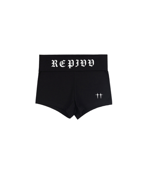 REPIVV(レピヴ)の「Logo Micro Shorts (Black)(その他パンツ・レディース・その他・FREE)」の1枚目の写真