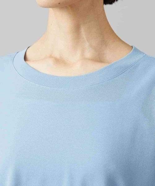 MICHEL KLEIN(ミッシェル・クラン)の「袖口アクセントプルオーバー(Tシャツ/カットソー・レディース・ダークインディゴブルー/ホワイト/ネイビー・38)」の21枚目の写真