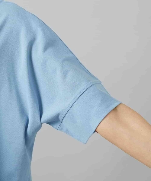 MICHEL KLEIN(ミッシェル・クラン)の「袖口アクセントプルオーバー(Tシャツ/カットソー・レディース・ダークインディゴブルー/ホワイト/ネイビー・38)」の22枚目の写真