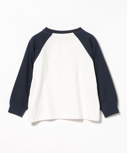 BEAMS mini（ビームスミニ）の「カタカナ ラグラン Tシャツ 2026FW (90～140cm)（Tシャツ/カットソー・キッズ・オフホワイト/ホワイト系その他5・100/90/140/110/120/130）」の19枚目の写真