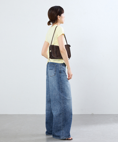 IENA(イエナ)の「《追加》YANUK/ヤヌーク 別注 MARY Baggy straight デニムパンツ(デニムパンツ・レディース・ブルー・22/23/24/25/26)」の5枚目の写真