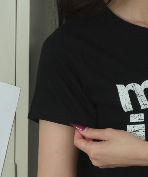 dispark(ディスパーク)の「DISPARK/【26年春夏新作】made it usa T(Tシャツ/カットソー・レディース・ブラック/カーキ・FREE)」の6枚目の写真