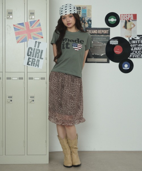 dispark(ディスパーク)の「DISPARK/【26年春夏新作】made it usa T(Tシャツ/カットソー・レディース・ブラック/カーキ・FREE)」の10枚目の写真