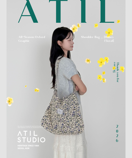 ATIL STUDIO（アチルスタジオ）の「オールシーズンオックスフォードグラフィックショルダーバッグ _ [ミッドナイトフローラル]（ショルダーバッグ・レディース・その他・FREE）」の2枚目の写真