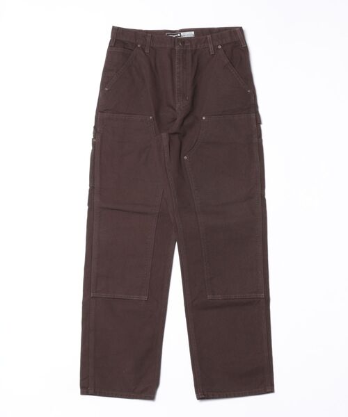 Carhartt(カーハート)の「ダブルフロントユーティリティーワークパンツ(チノパンツ・メンズ・ブラック/ダークブラウン/ブラウン・32×30/32×32)」の2枚目の写真