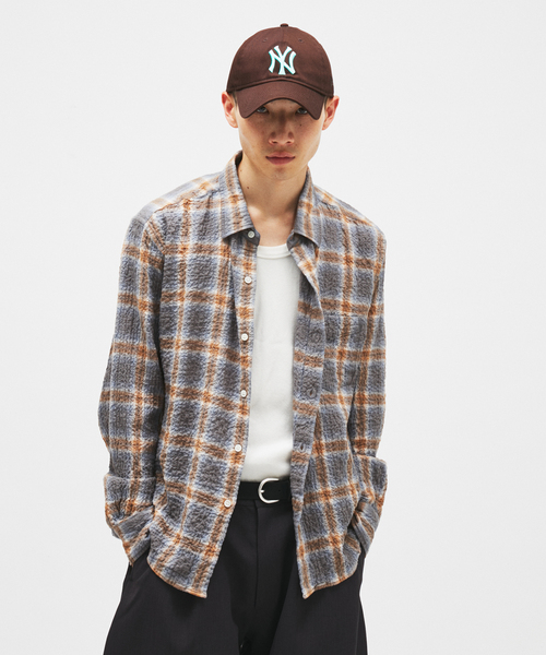JOURNAL STANDARD(ジャーナルスタンダード)の「シャドー チェック アライン シャツ(シャツ/ブラウス・メンズ・ブルー系その他/ベージュ/ブラック・LARGE/MEDIUM)」の22枚目の写真