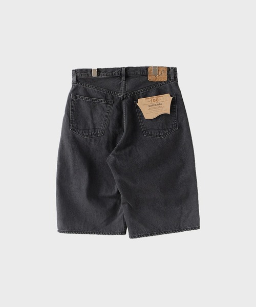 orSlow(オアスロウ)の「orSlow/ SUPER DAD'S FIT SHORTS / 01-7100W-D61S,01-7100W-95 夏服(デニムパンツ・メンズ・ブラック・4/3)」の2枚目の写真