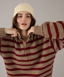 ONCILY（オンシェリー）の「CLASSIC ASSORT DESIGN KNIT POLO / クラシックアソートデザインニットポロ（ニット/セーター）」