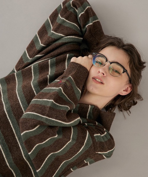 ONCILY(オンシェリー)の「CLASSIC ASSORT DESIGN KNIT POLO / クラシックアソートデザインニットポロ(ニット/セーター・メンズ・チャコールグレー/ベージュ/グレー系その他/ネイビー系1/ネイビー系/ネイビー/ブラウン系その他/レッド/グレー/ブラウン/アイボリー・SMALL/MEDIUM/LARGE)」の6枚目の写真