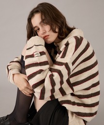ONCILY（オンシェリー）の「CLASSIC ASSORT DESIGN KNIT POLO / クラシックアソートデザインニットポロ（ニット/セーター）」