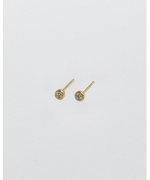 3mm Bezel Stud - Gold (silver925)