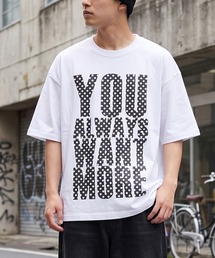STAY GOLD（ステイゴールド）の「【STAYGOLD】OE天竺 レタリングプリント ボックスシルエット 半袖Tシャツ 綿100%（Tシャツ/カットソー）」