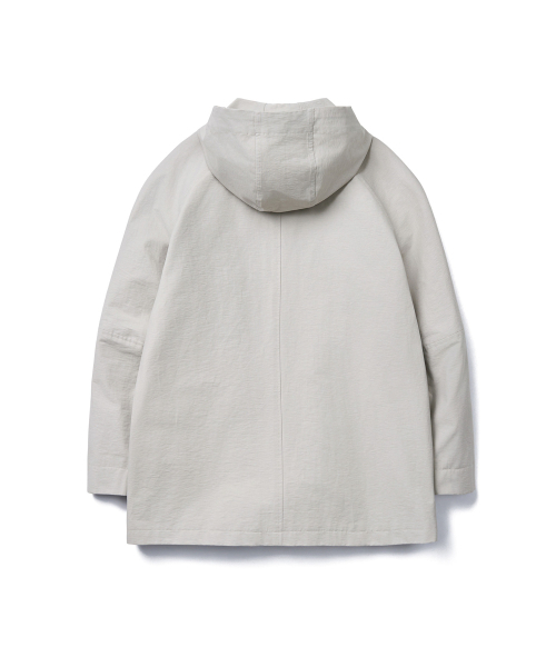 TTUDEMENT(トュードメント)の「HOODED HALF TRENCH_GREY(トレンチコート・レディース・その他・SMALL/MEDIUM)」の4枚目の写真
