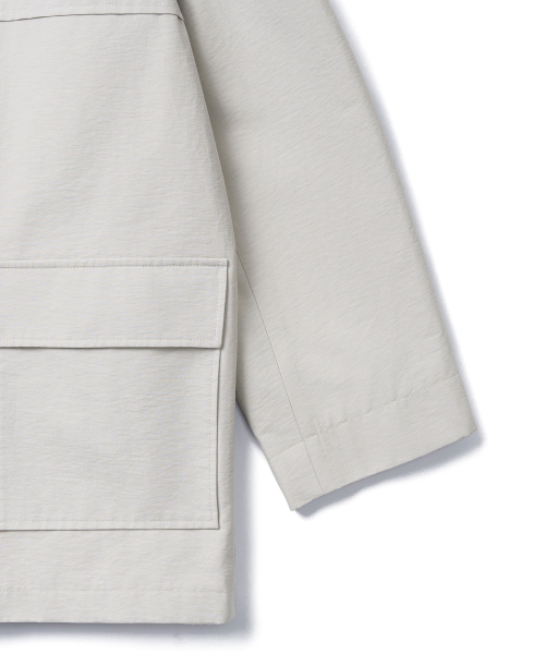 TTUDEMENT(トュードメント)の「HOODED HALF TRENCH_GREY(トレンチコート・レディース・その他・SMALL/MEDIUM)」の6枚目の写真