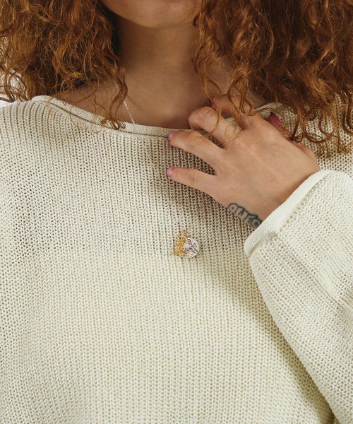 ROSE BUD(ローズバッド)の「SHEER KNIT PULLOVER(ニット/セーター・レディース・オフホワイト/グリーン/ブラック・ONE SIZE)」の17枚目の写真