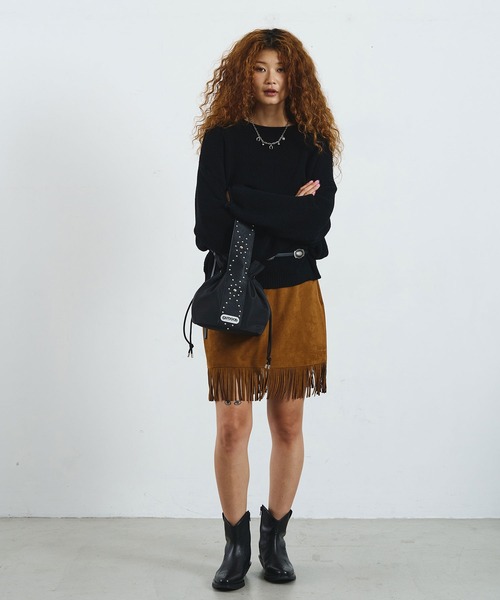 ROSE BUD(ローズバッド)の「SHEER KNIT PULLOVER(ニット/セーター・レディース・オフホワイト/グリーン/ブラック・ONE SIZE)」の22枚目の写真
