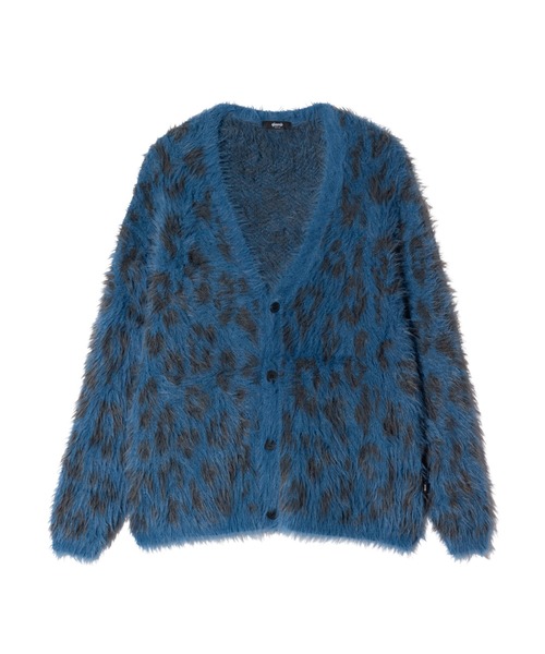 glamb(グラム)の「Shaggy Leopard Cardigan / シャギーレオパードカーディガン(カーディガン/ボレロ・メンズ・ブルー/グレー・S/M/L)」の3枚目の写真