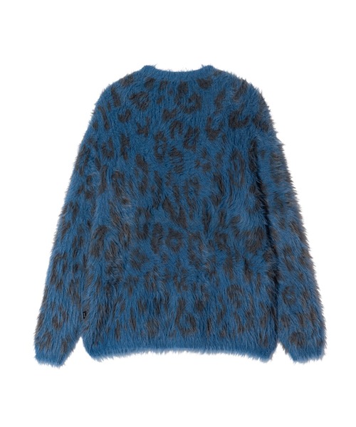 glamb(グラム)の「Shaggy Leopard Cardigan / シャギーレオパードカーディガン(カーディガン/ボレロ・メンズ・ブルー/グレー・S/M/L)」の4枚目の写真