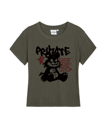 BAD BAER レディース スリムフィット 半袖Tシャツ 5 COLORS