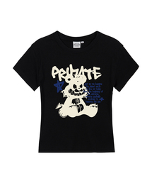 BAD BAER レディース スリムフィット 半袖Tシャツ 5 COLORS