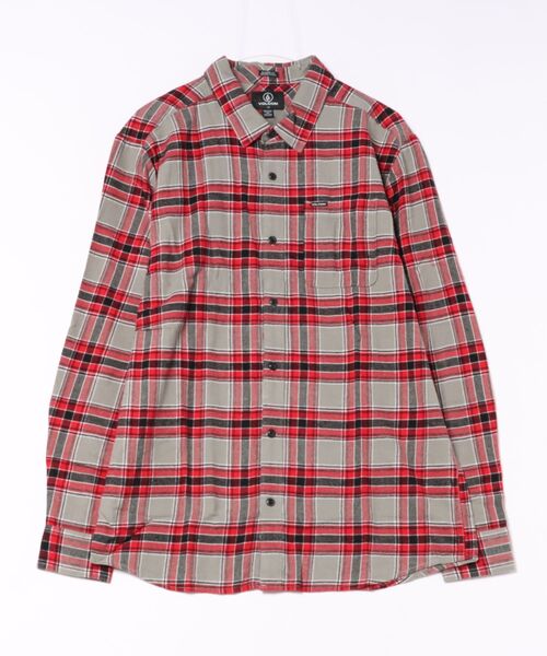 VOLCOM(ボルコム)の「VOLCOM/ボルコム CADEN PLAID LS シャツ BG052116(シャツ/ブラウス・メンズ・ブラック系その他・M)」の1枚目の写真