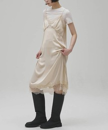 TODAYFUL（トゥデイフル）の「[TODAYFUL/トゥデイフル]Satin Lace Dress/サテンレースキャミワンピース（ワンピース）」