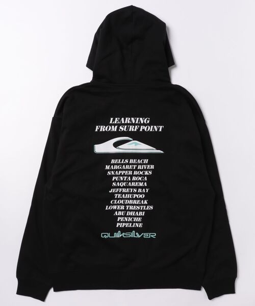 Quiksilver(クイックシルバー)の「QUIKSILVER メンズ WR BONDING ZIP PK パーカー 【2026年秋冬モデル】/クイックシルバーボンディングジップアップフーディー(パーカー・メンズ・グレー/ブラック系その他3/ブラック系その他・X-LARGE/LARGE/MEDIUM/SMALL)」の4枚目の写真