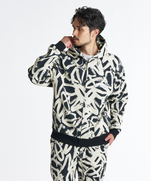 Quiksilver(クイックシルバー)の「QUIKSILVER メンズ WR BONDING ZIP PK パーカー 【2026年秋冬モデル】/クイックシルバーボンディングジップアップフーディー(パーカー・メンズ・グレー/ブラック系その他3/ブラック系その他・X-LARGE/LARGE/MEDIUM/SMALL)」の2枚目の写真