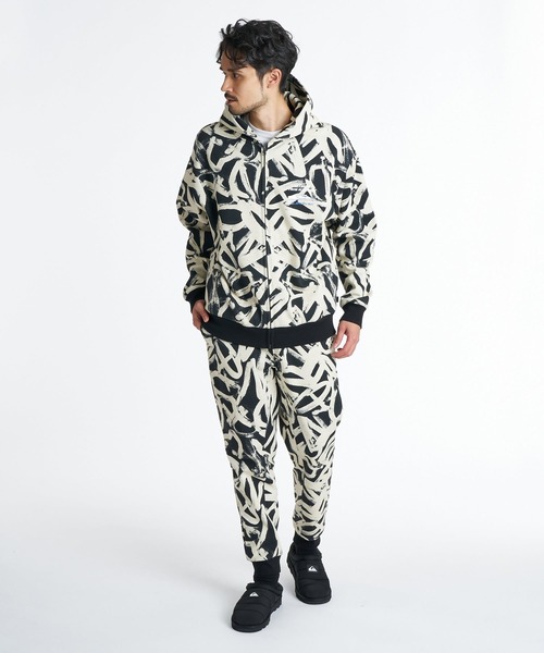 Quiksilver(クイックシルバー)の「QUIKSILVER メンズ WR BONDING ZIP PK パーカー 【2026年秋冬モデル】/クイックシルバーボンディングジップアップフーディー(パーカー・メンズ・グレー/ブラック系その他3/ブラック系その他・X-LARGE/LARGE/MEDIUM/SMALL)」の12枚目の写真
