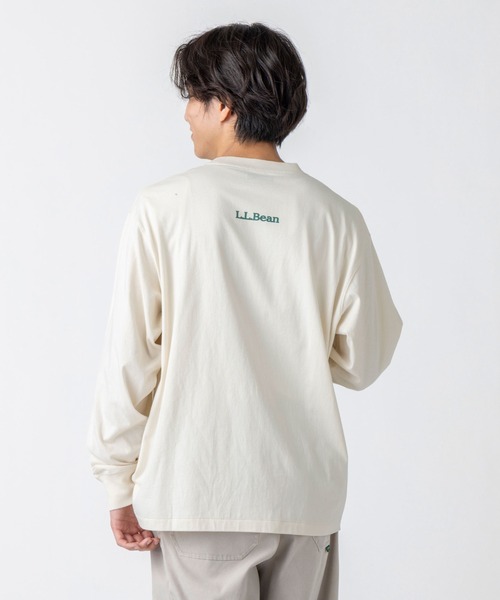 L.L.Bean（エルエルビーン）の「【JAPAN EDITION】エリオット・ロングスリーブ・ティ（Tシャツ/カットソー・メンズ・ネイビー/グレー系/アイボリー・LARGE/MEDIUM/SMALL）」の6枚目の写真